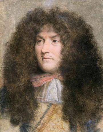 Louis XIV, konge af Frankrig. Kunstner: Charles le Brun