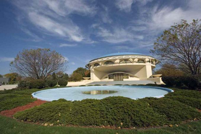 Annoncering Græsk-ortodokse kirke af Frank Lloyd Wright, Wauwatosa, Wisconsin