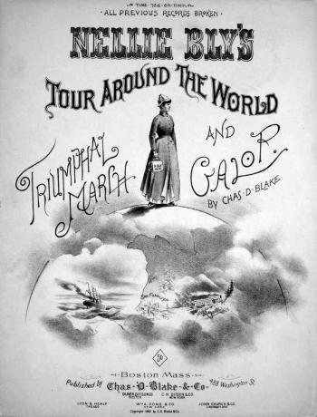 Nellie Bly's Tour Around The World Triumphal March And Galop