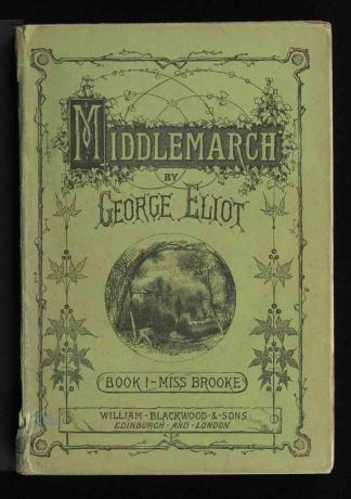 bogomslag af bind 1 af Middlemarch af George Eliot