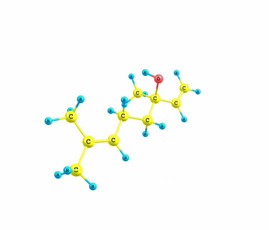 Linalool er et molekyle med en karakteristisk duft og sæbe-smag.