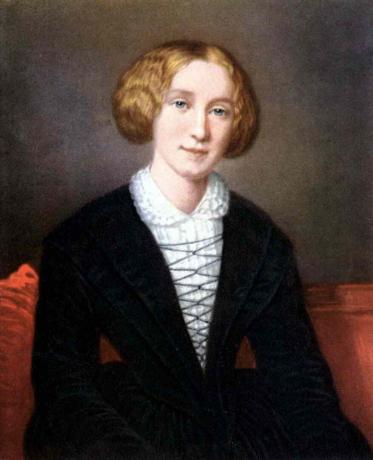George Eliot som ung kvinde, c1840.