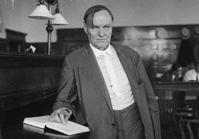 foto af advokat Clarence Darrow