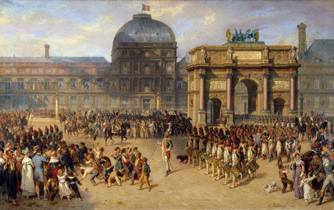 Louvre-museet under Napoleon Bonaparte
