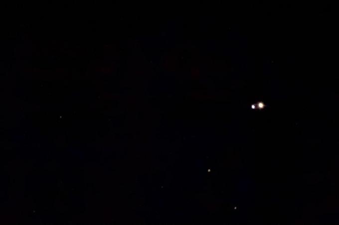 Dobbeltstjernen Albireo i Cygnus.