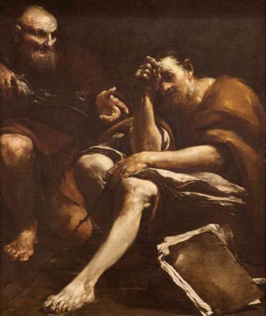 Democritus og Heraclitus