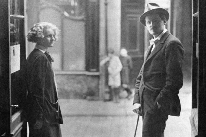 foto af James Joyce i Paris