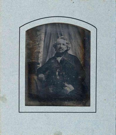 daguerreotype portræt af Louis Daguerre omkring 1844