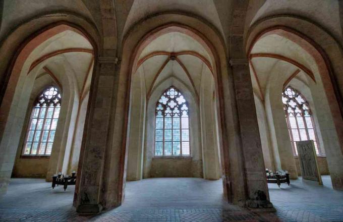 Kloster Eberbachs kløft (Eberbach Abbey), i Eltville am Rhein