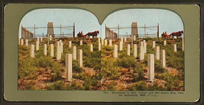 Custer Monument Stereograf