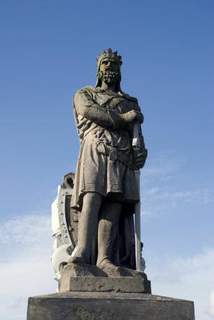 Wiliam Wallace-statue, Stirling Castle, Stirling, Skotland