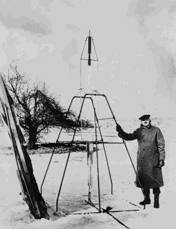 Dr. Robert H. Goddard og hans raketter