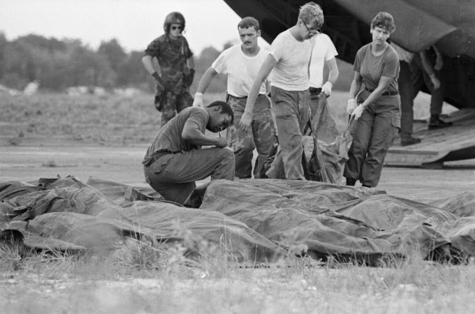 Mennesker, der fjerner organer i selvmord i Jonestown