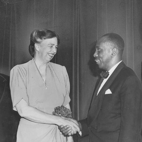 Howard Thurman og Eleanor Roosevelt, 1944