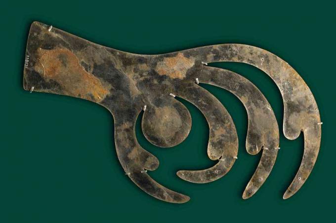 Mica Raptor Talon Effigy, Hopewell Culture, Ohio, Nordamerika