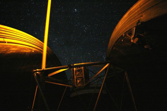 Keck Observatory laserguidestjerne.