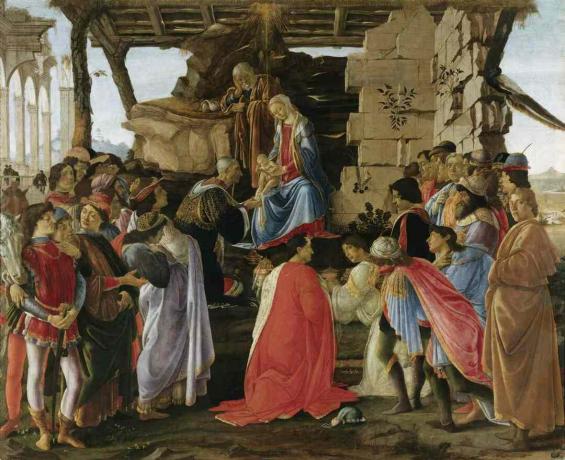 sandro botticelli beundring af magien