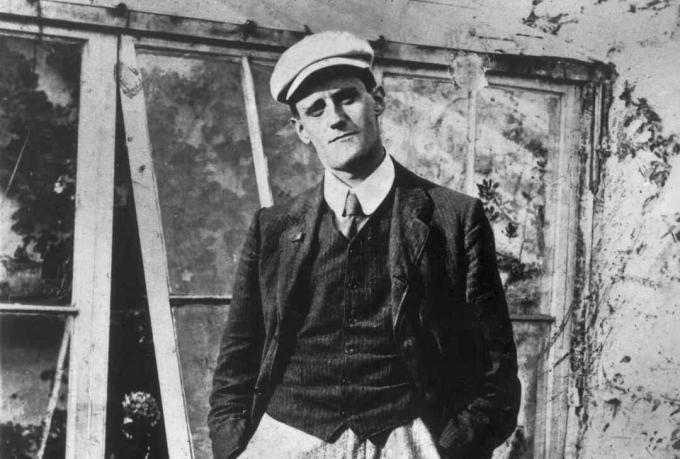 fotografi af den unge James Joyce