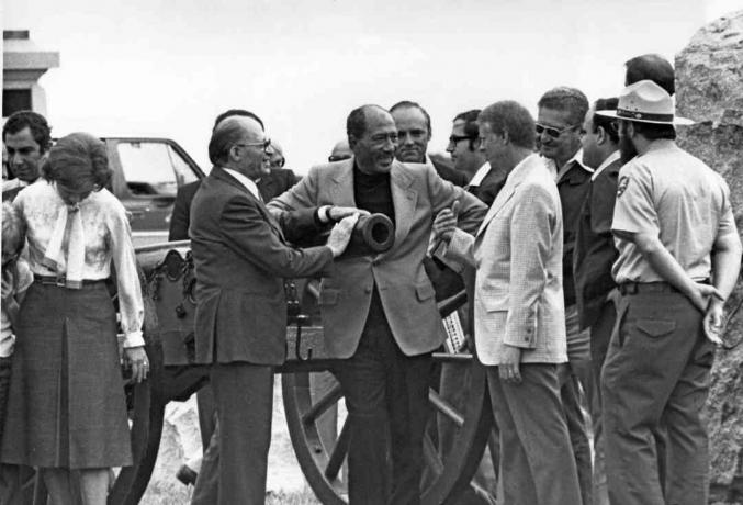 Begynd, Sadat og Carter i Gettysburg