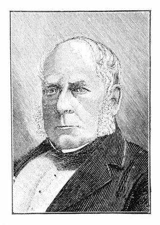 Portræt af Henry Bessemer, britisk opfinder