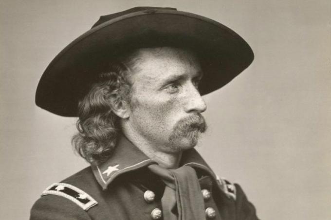 Portræt af George A. Custer