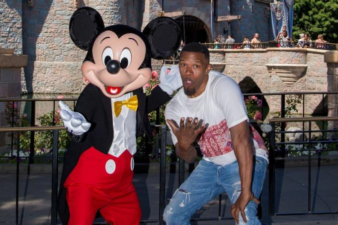 Jamie Foxx en Disneyland