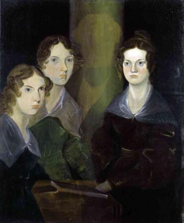 Maleri af Charlotte, Emily og Anne Bronte