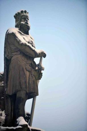 Statue af Robert the Bruce i Stirling