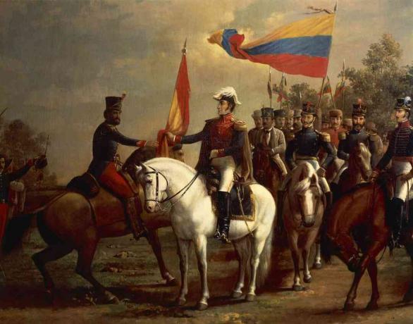 Simon Bolivar under latinamerikanske uafhængighedskrig