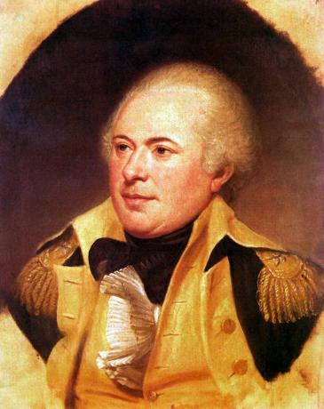 Portræt af general James Wilkinson, seniorofficer i den amerikanske hær, 1800-1812.
