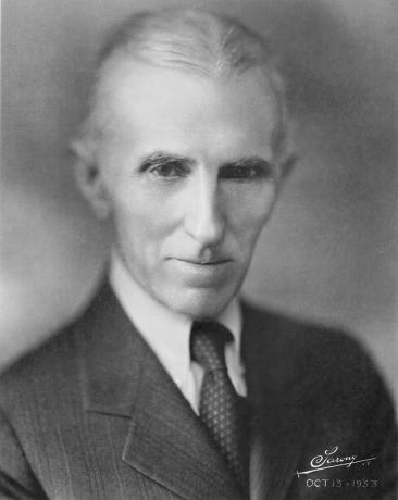 Nikola Tesla i 1934
