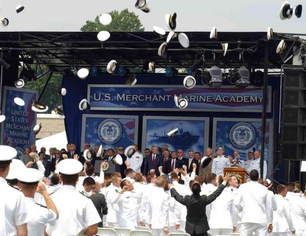 US Merchant Marine Academy Graduation