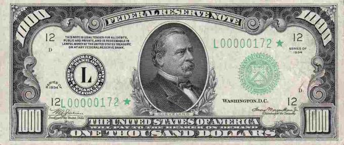 Bill $ 1.000