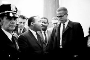 Malcolm X og Martin Luther King Jr. mødes i 1964