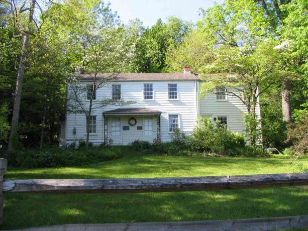 fødested og barndomshjem for Rachel Carson i Springdale, Pennsylvania