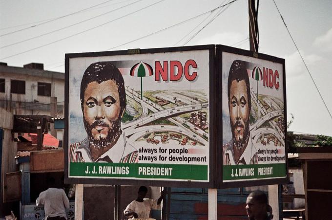 NDC Billboard til Jerry Rawlings