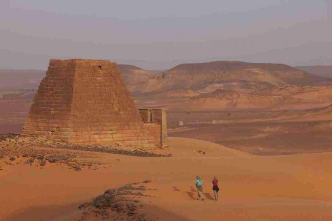 Meroe-pyramiden om det kushitiske rige