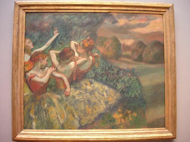 "Fire dansere" - Edgar Degas