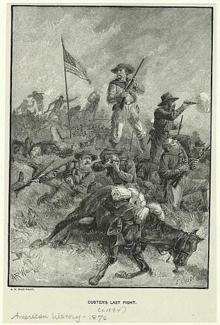 Custer's Last Fight af Alfred Waud