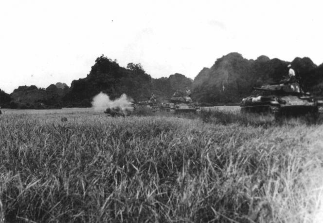 M24 Chaffees hos Dien Bien Phu