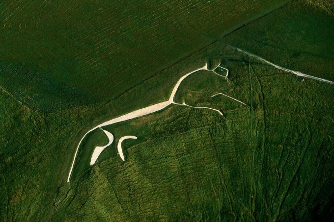 Uffiington Horse Geoglyph, Oxfordshire, England